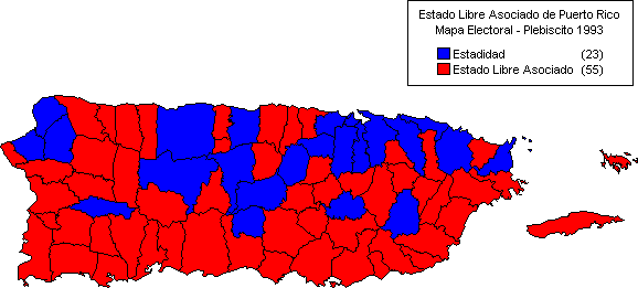 пуэрто-рико статус плебисцит 1993 карта