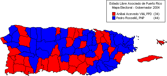 puerto rico governor пуэрто рико выборы губернатора 2004