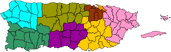 Distritos Senatoriales - 1964