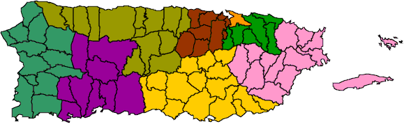 Distritos Senatoriales - 1972