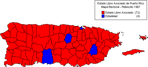 Mapa: Plebiscito 1967