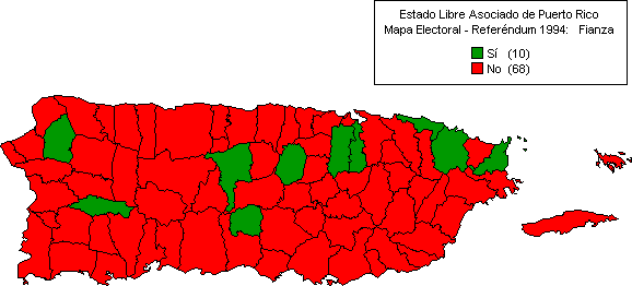 Mapa: Referéndum 1994 - La Fianza