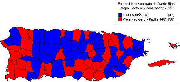 Mapa: Gobernador 2012