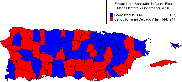 Mapa: Gobernador 2020